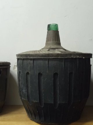 Lote de 3 Damajuanas antiguas vintage retro