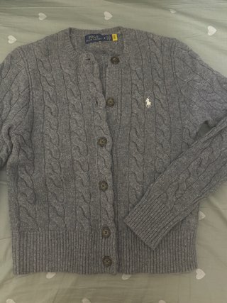 Cardigan Gris Polo Ralph Lauren