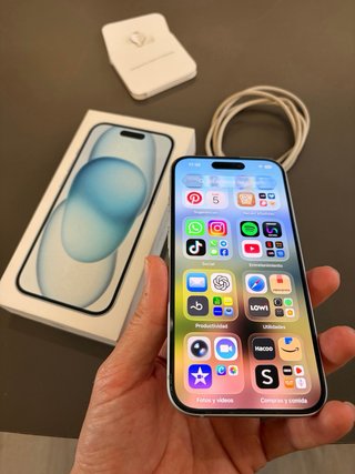 iPhone 15 Azul Impecable