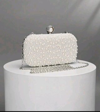 Bolso Mini de Mano con Perlas