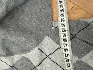 Jersey Lacoste Rombos Gris Talla M