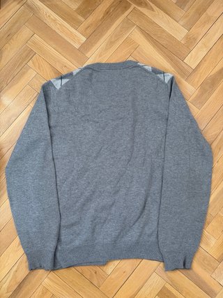Jersey Lacoste Rombos Gris Talla M