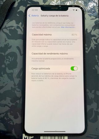 iPhone XS Max 256GB Gris (IMPOLUTO)