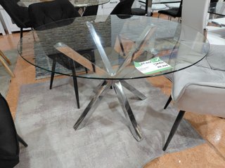 Mesa Redonda de Cristal Templado Comedor o Cocina
