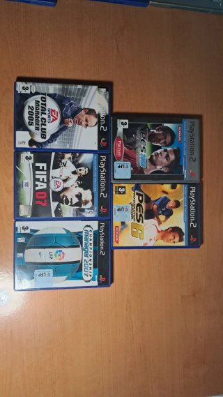 Lote 5 Juegos de Fútbol para PS2