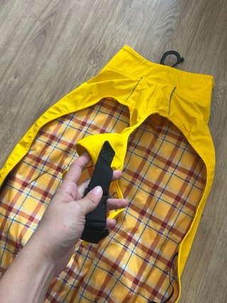 Chubasquero perro Nayeco amarillo talla 60cm
