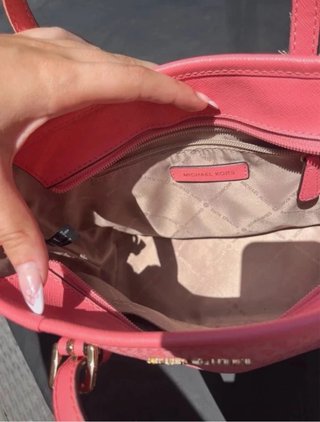 Bolso Michael Kors Rosa Coral Original