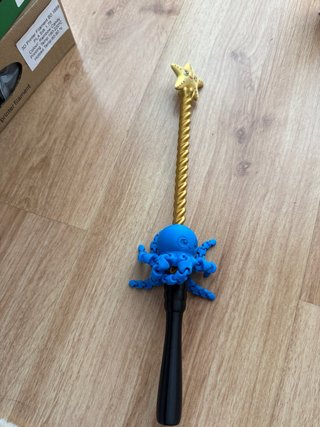 Brinquedo Articulado 3D Estrela e Polvo