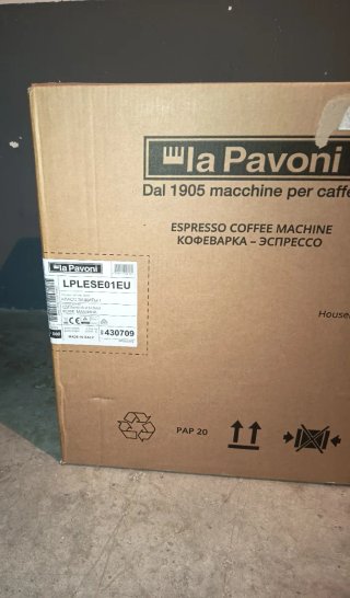 Macchina da caffè espresso manuale La Pavoni Esperto Edotto, sigillata