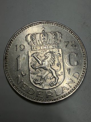 Moneta 1 Gulden Paesi Bassi 1972