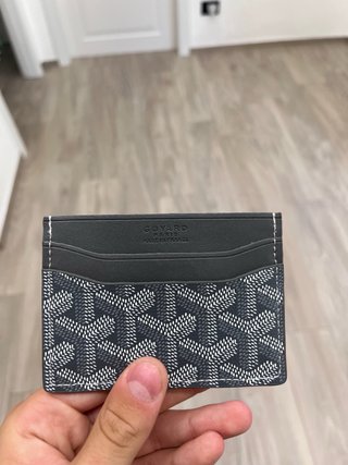 Portacarte Goyard Grigio