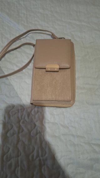 Bolso bandolera beige