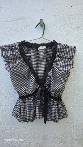 Blusa de cuadros vichy
