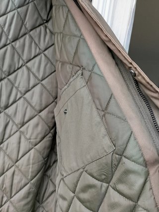 Chaqueta verde militar hombre