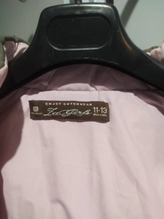 Chaleco acolchado para niña talla 11-13años