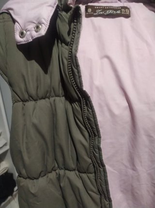 Chaleco acolchado para niña talla 11-13años
