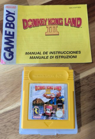 Cartuccia di gioco Donkey Kong Land 3 per Game Boy Nintendo