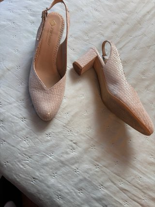 Zapatos de tacón bajo Piesanto plata