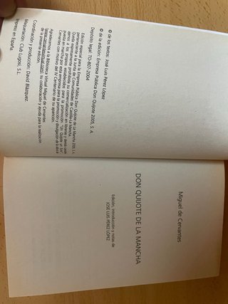 Libro Don Quijote de la Mancha - Edición IV Centen
