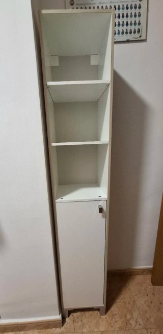 Columna de baño Ikea blanca