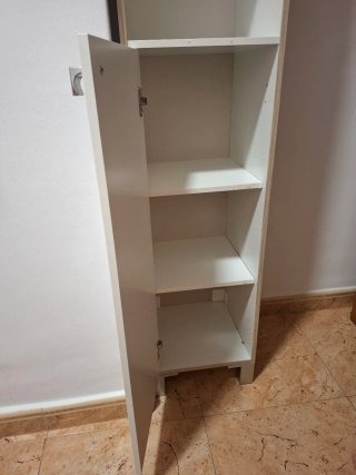 Columna de baño Ikea blanca