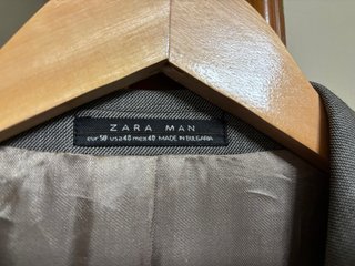 Americana Zara Man Gris Hombre