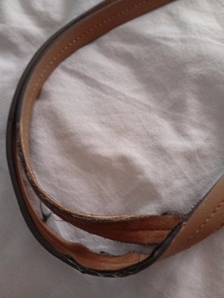 Bolso Parfois piel serpiente marrón