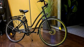 Bicicleta Urbana Negra Aro 28