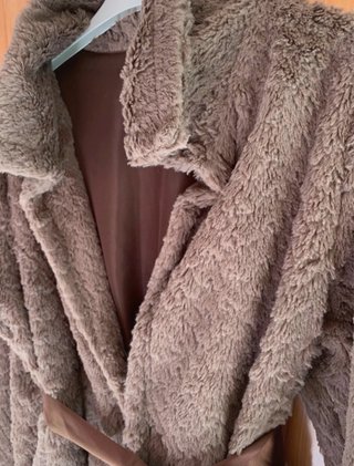 Chaqueta pelo marrón mujer