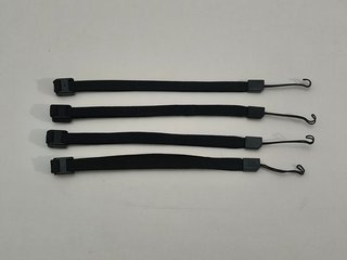 4 Correas Wii Nintendo Negras
