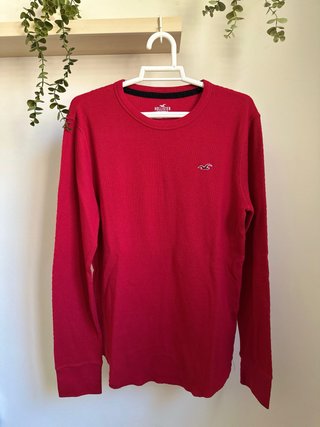 Jersey Hollister Rojo Talla M