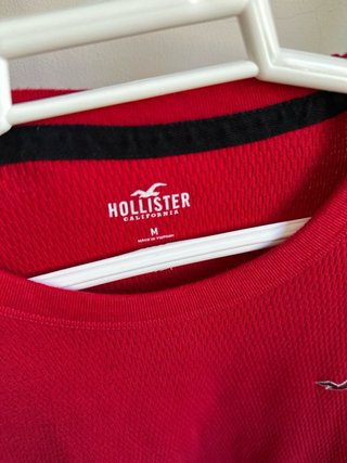 Jersey Hollister Rojo Talla M