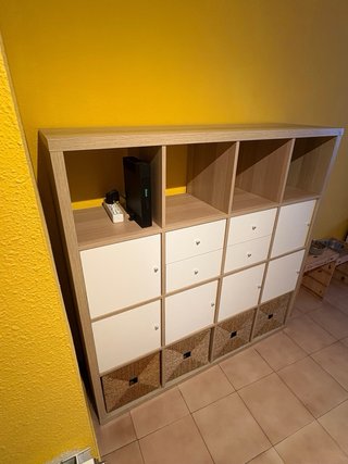 Estantería Kallax 147x147 con accesorios