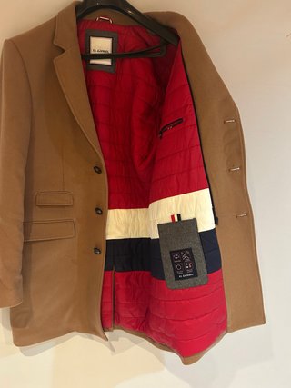 Abrigo de paño El Ganso beige
