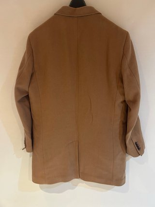 Abrigo de paño El Ganso beige