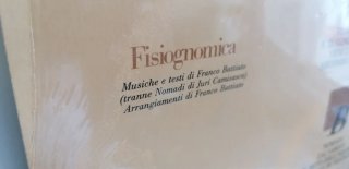 FRANCO BATTIATO "FISIOGNOMICA" LP PRECINTADO SPAIN