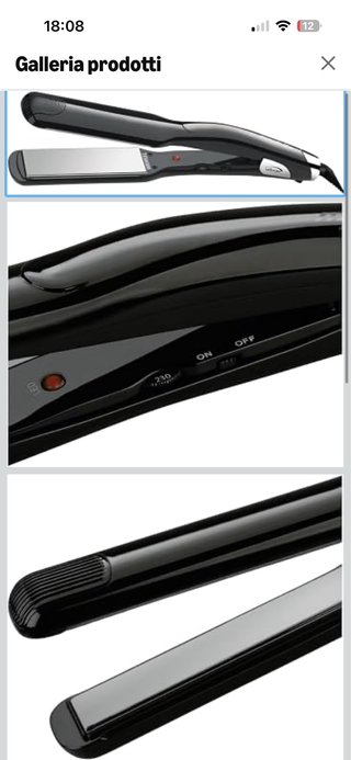 Piastra per capelli Ultron nuova