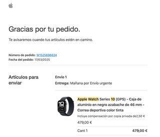 Apple Watch Series 10 (GPS) 46mm