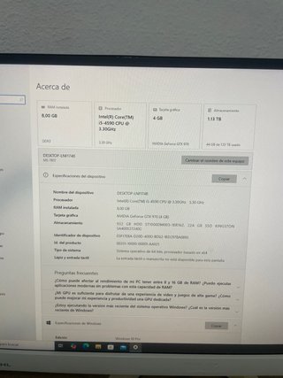 PC Completo Intel i5, GTX 970 y Monitor ASUS 23