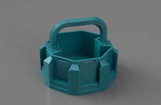Soporte Porta 8 Baterías MAKITA 18V