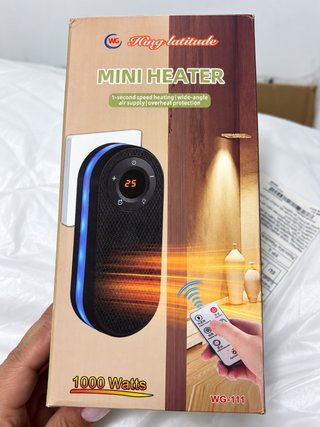 Mini Calentador King Latitude 1000W