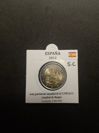 Moneda 2€ Conmemorativa Burgos 2012