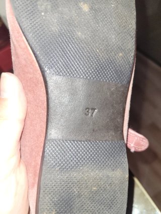 Merceditas terciopelo niña talla 37