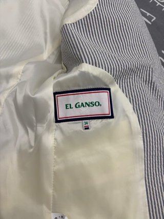 Americana El Ganso Rayas Azul y Blanco