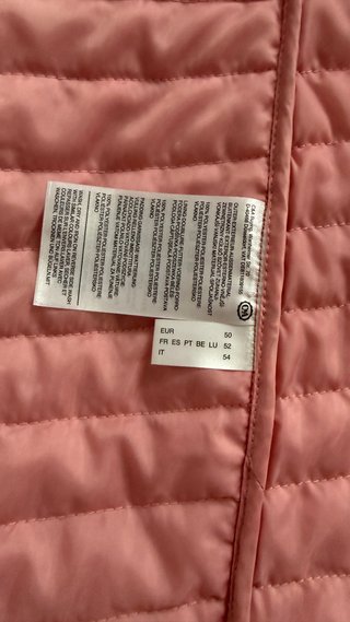 Chaleco Acolchado Rosa