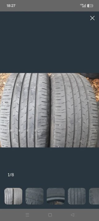 Cubiertas  semi nuevas 215/55/17