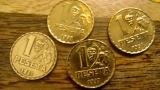 Moneda 1 Peseta República Española 1937