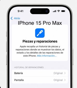 Pantalla iPhone 15 Pro Max Original Reparada
