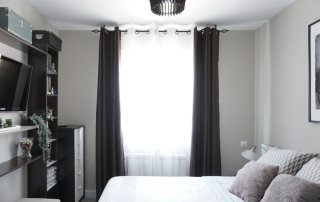 Cortinas de tela para habitación