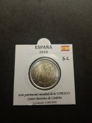 Moneda 2€ España 2010 UNESCO Córdoba